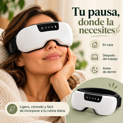 Maveloa RelaxView — Masajeador Ocular Inteligente